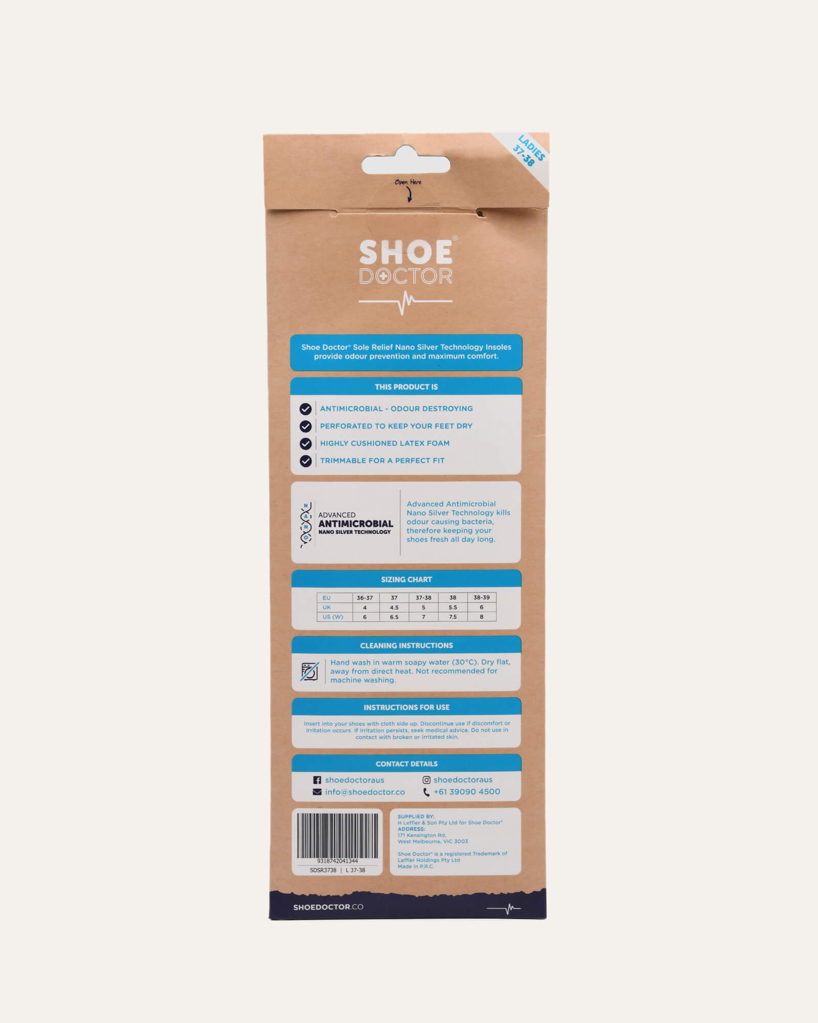 Shoe Doctor Sole Relief Insoles - Orthotic Arch Support for Plantar Fasciitis & Foot Pain Relief - Perfect for Running, Walking & Standing All Day