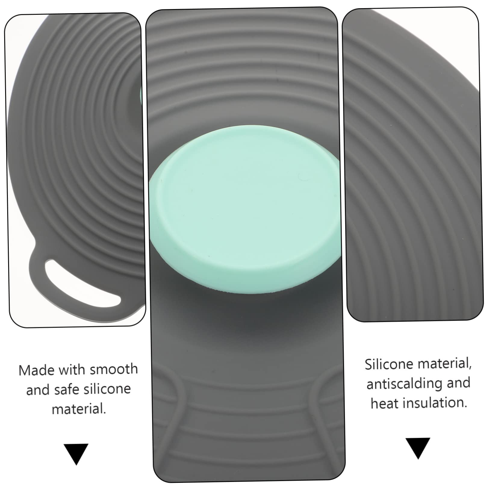TOPBATHY 2-Pack Silicone Microwave Pot Lids - Flexible, Heat-Resistant Silicone Suction Lids for Bowls & Dishes - Perfect for Microwave Cooking, Food Storage & Meal Prep