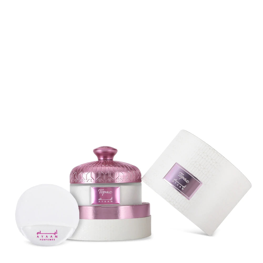 Topaz Body Powder 150g - Talc-Free Moisturizing & Chafing Relief for Sensitive Skin | Perfect for Post-Workout, Baby Care & Summer Comfort