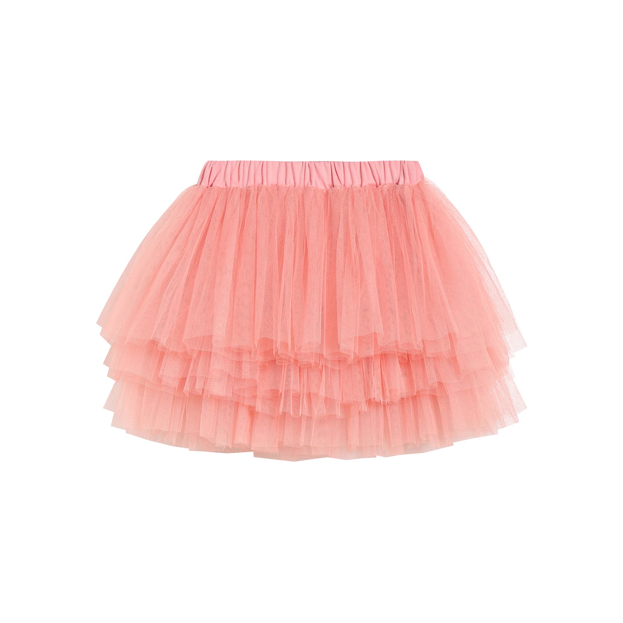 LX7 Baby Girls' Tutu Skirt - Toddler Layered Tulle Ballet Dress for Princess Dance Party | Multicolor Ruffled Skirt for Toddler Ballet, Birthday & Photo Shoot
