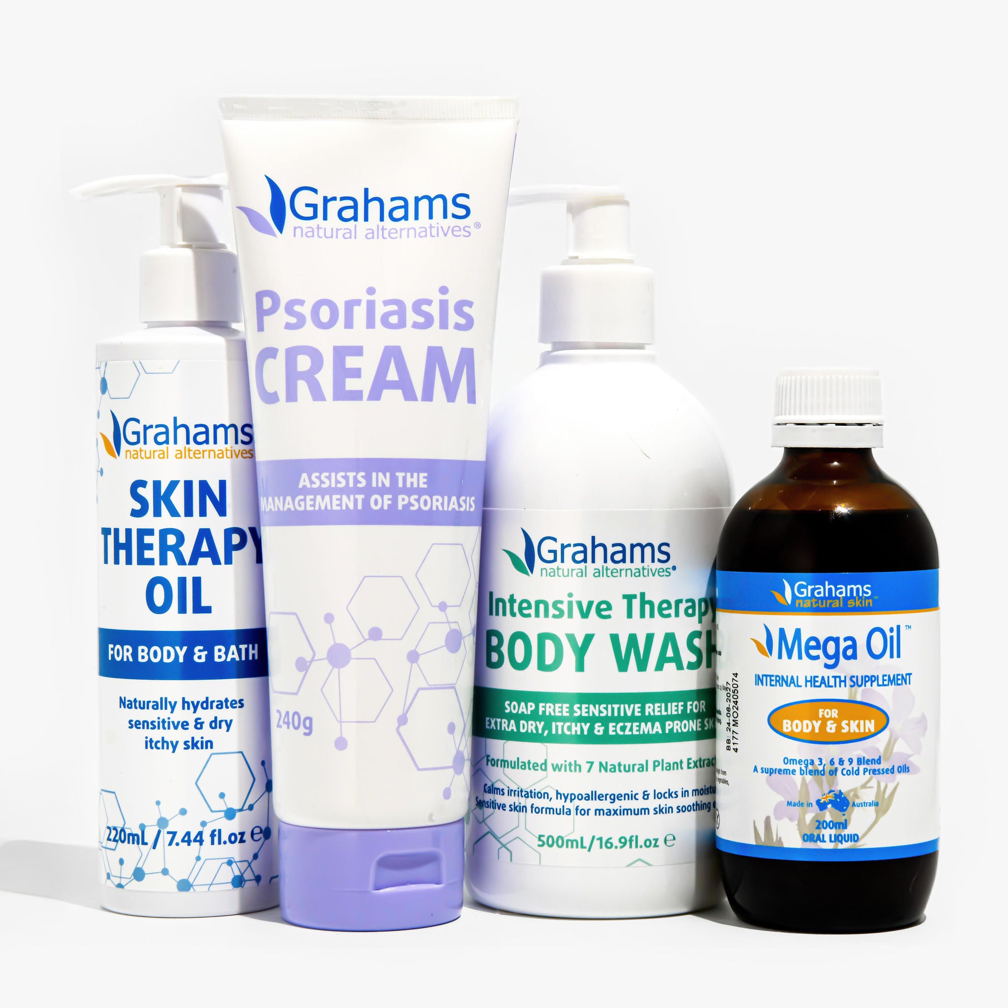 Ultimate Psoriasis Relief Pack - Natural Treatment for Dry, Itchy Skin - Soothe & Hydrate Scalp & Body - Perfect for Daily Skincare Routine & Eczema Care
