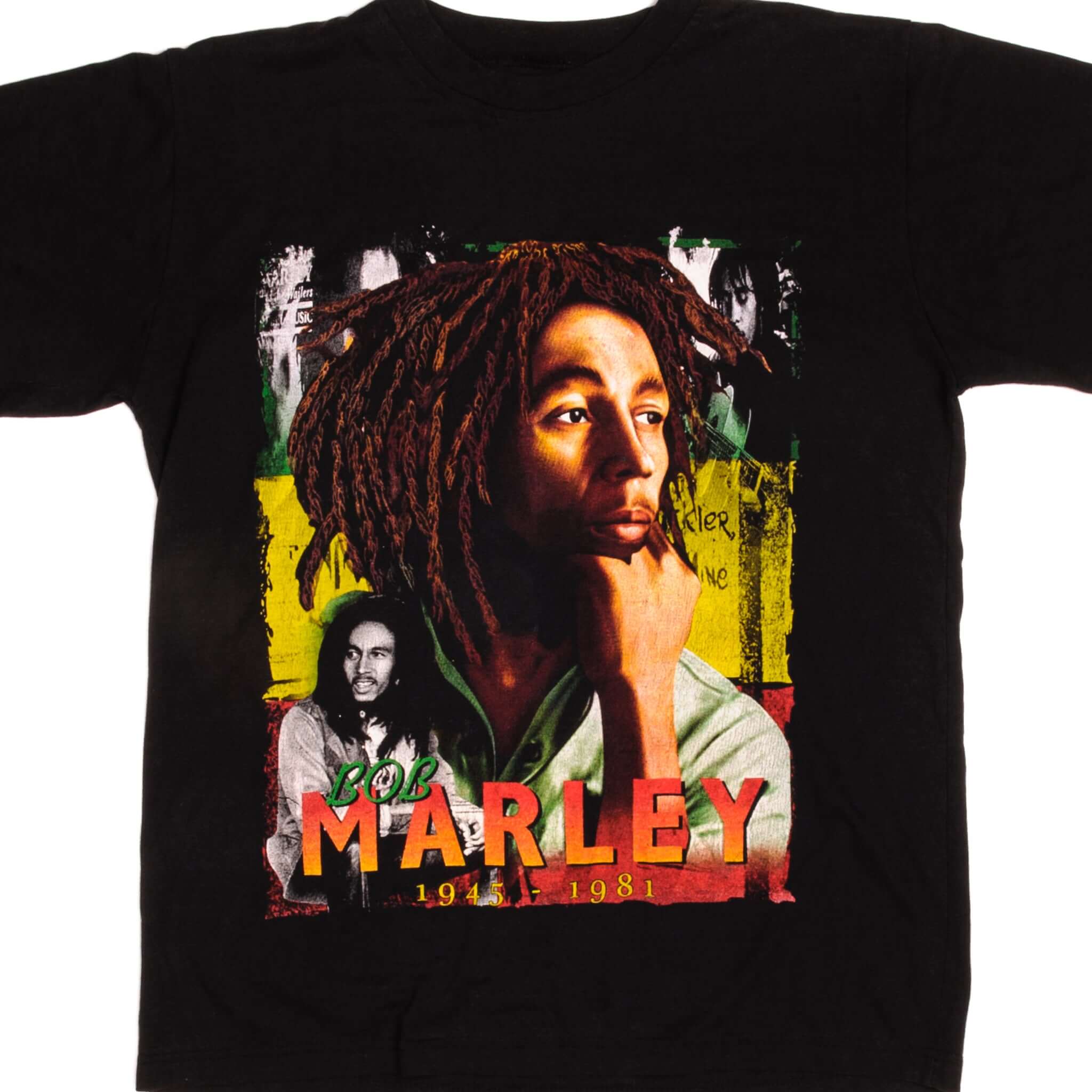 Vintage Bob Marley T-Shirt 90s Retro Music Band Tee - Medium Size Unisex Cotton T-Shirt - Perfect for Concerts, Festivals & Casual Streetwear