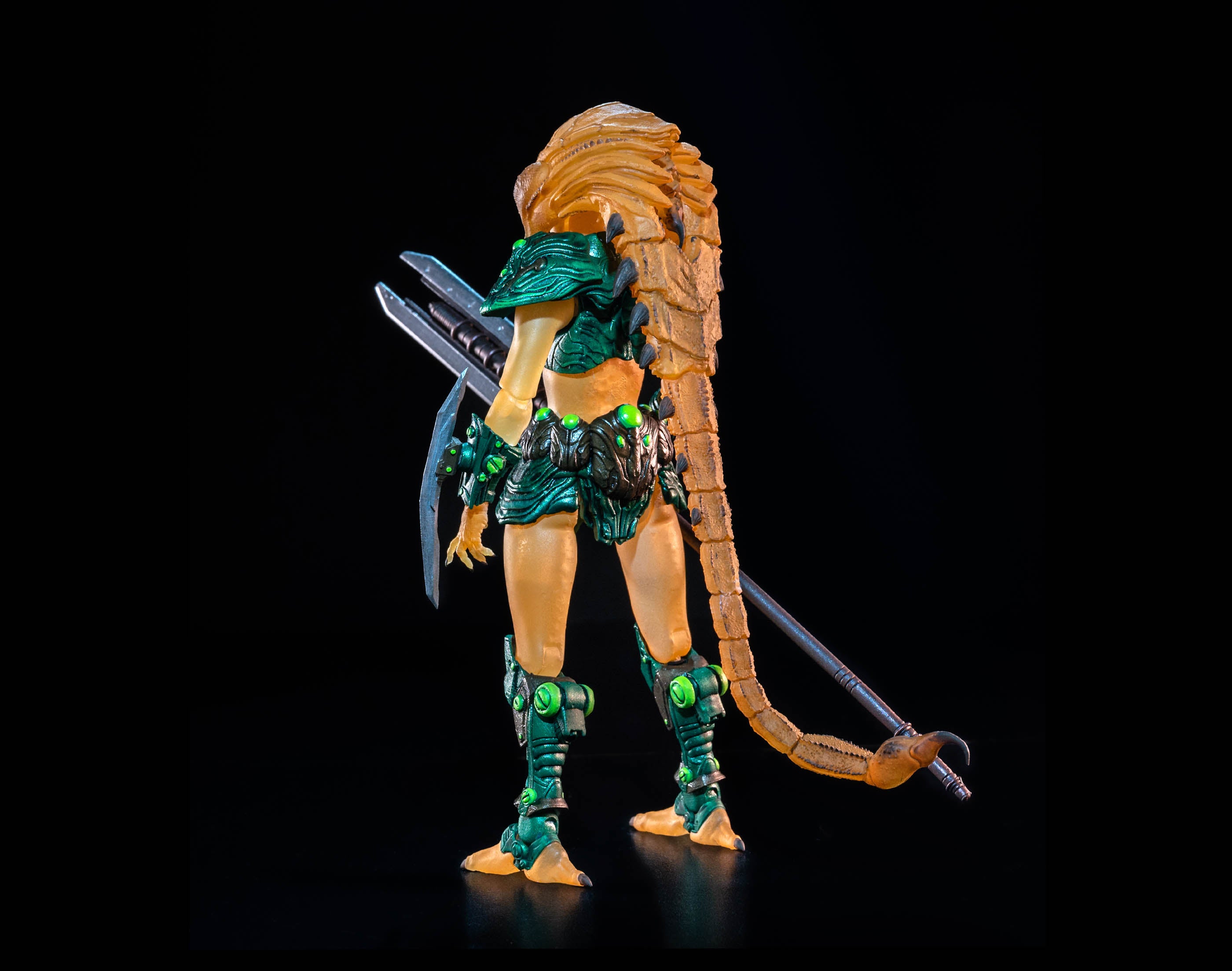 Mythic Legions 1/12 Scale 6-Inch Action Figure - Cosmic Legions Hvalkatar Gravenight Mbyra Jmgyra Collectible Toy by Four Horsemen Studios | Perfect for Display, Photography & Action Figure Collectors
