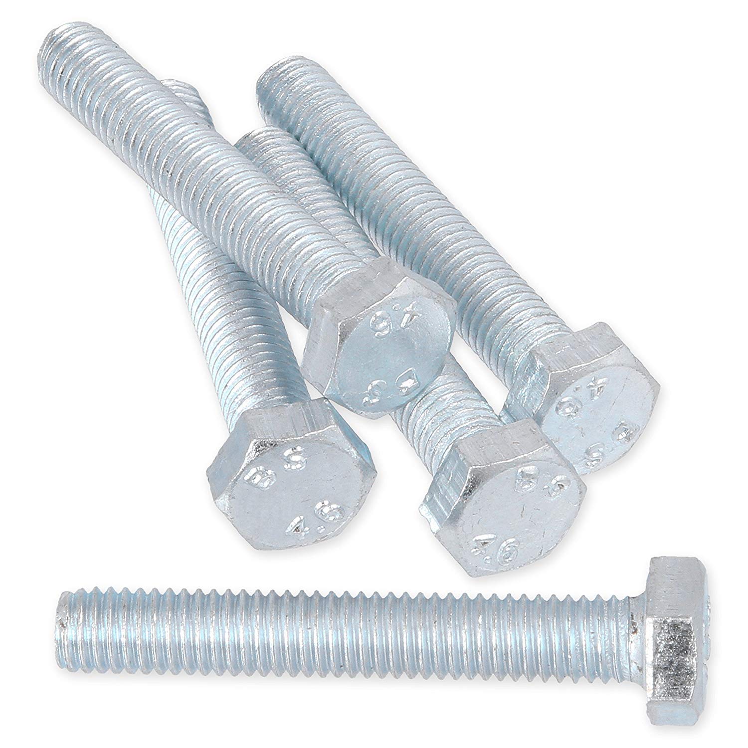 Stainless Steel 316 A4 Marine Bolts M8x50mm (5-Pack) - for Boat & Marine Hardware