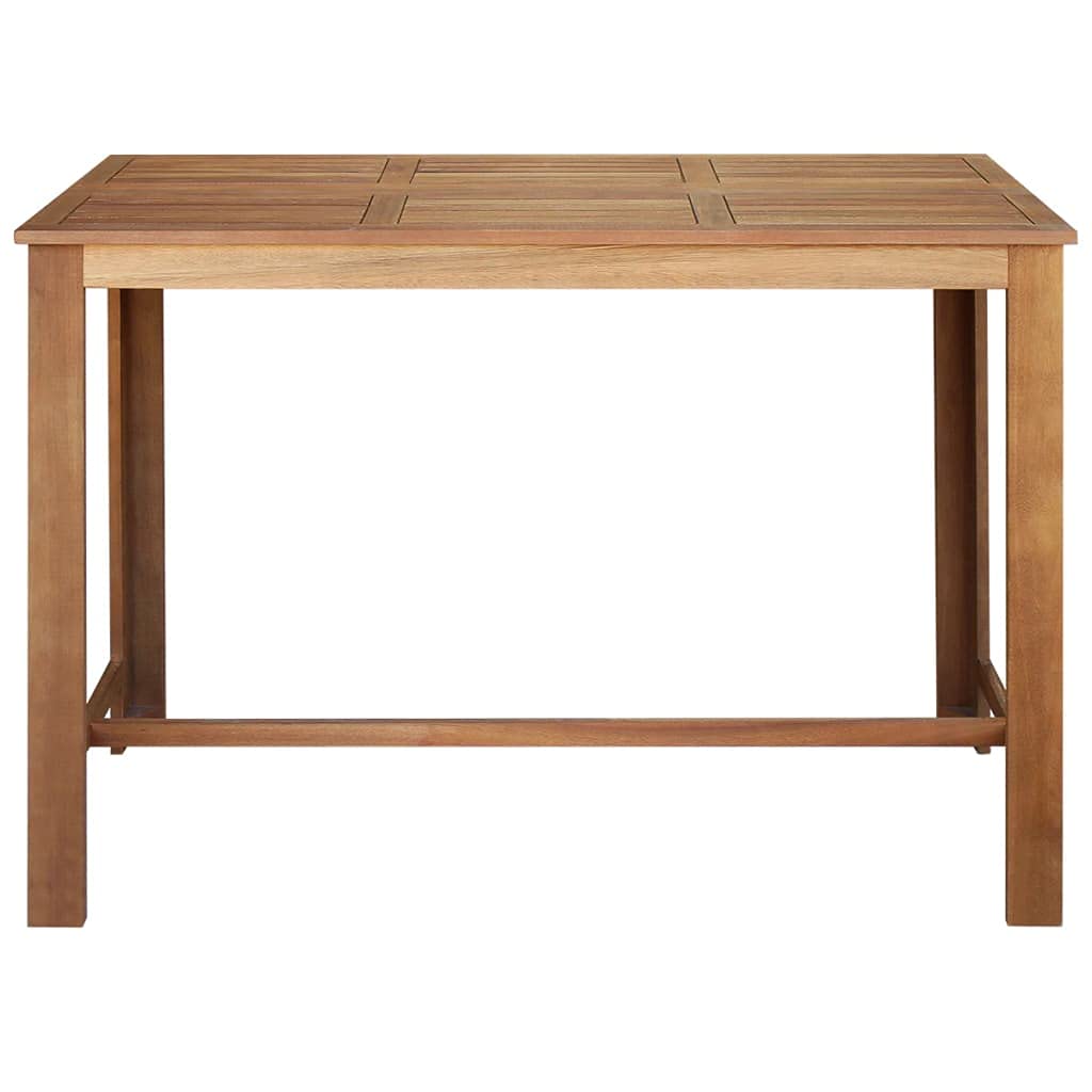 Solid Acacia Wood Small Bar Table - 59