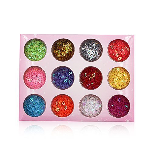 Hollow Heart Sequins