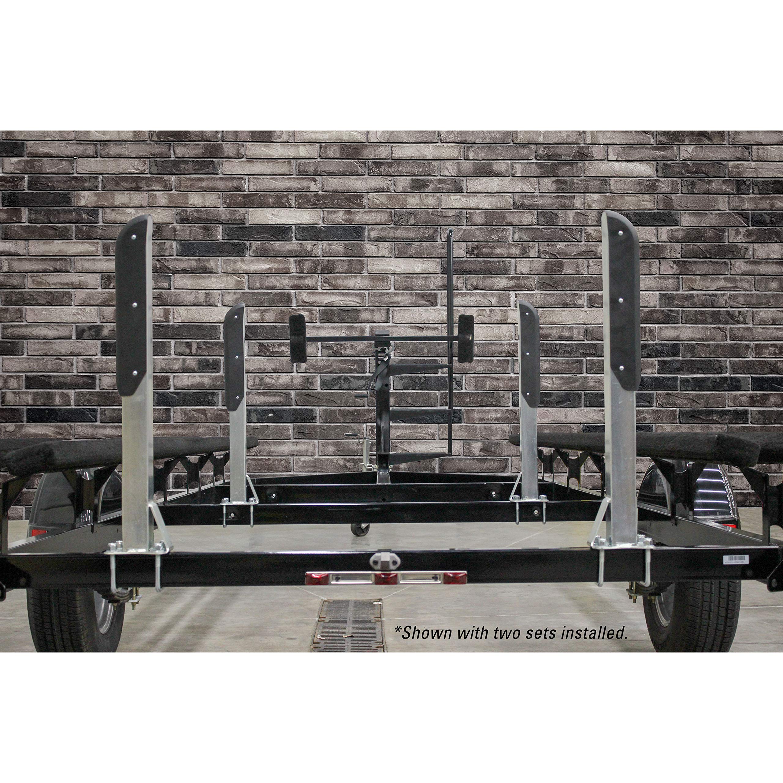 Extreme Max 3005.3783 Heavy-Duty Pontoon Trailer Guide-Ons - Silver | Premium Boat Trailer Accessories for Safe Loading & Unloading | Perfect for Marine, Dock & Watercraft Transport