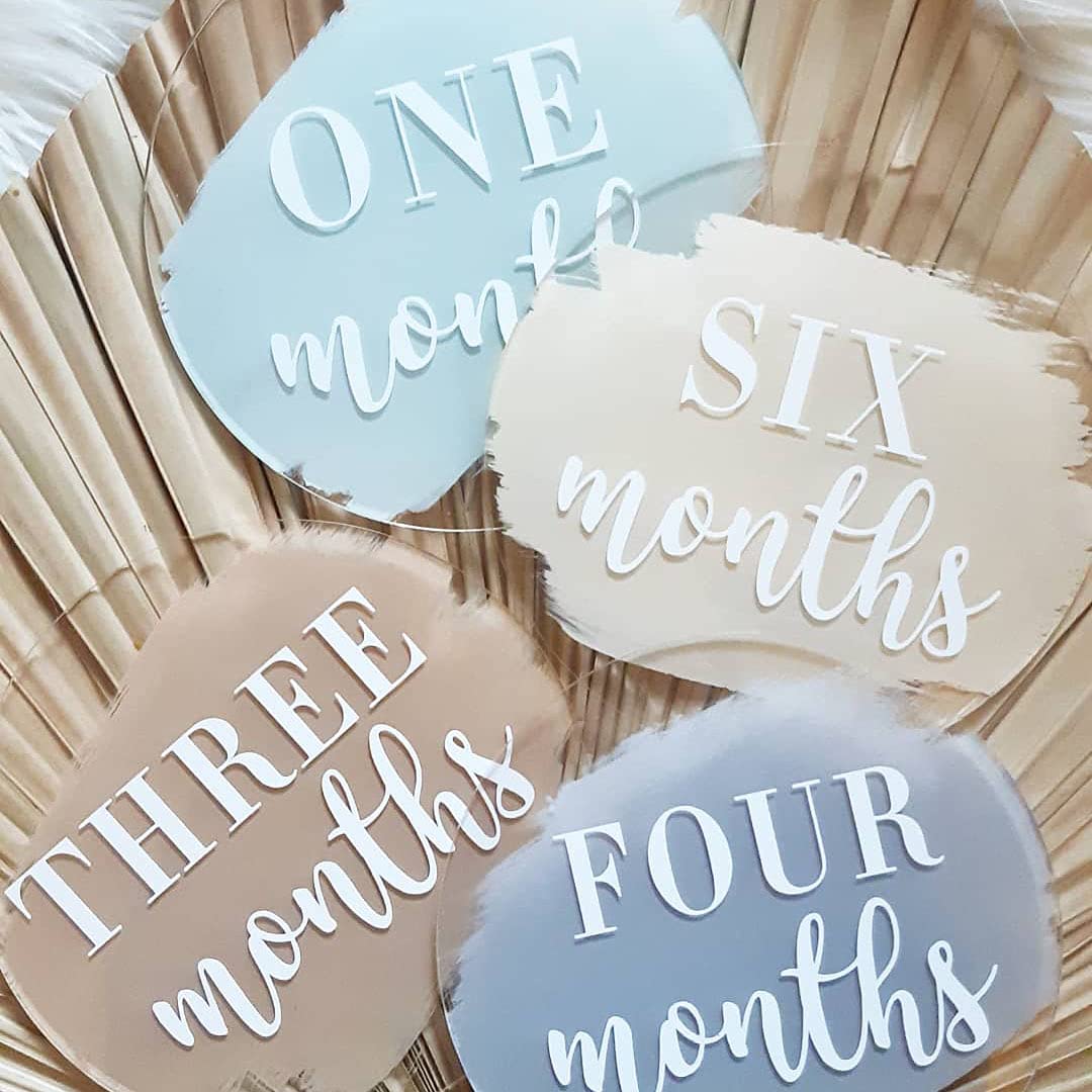 20 Pack 3 Inch Clear Acrylic Circles - Transparent Plexiglass Discs for Milestone Markers, Place Cards, DIY Crafts, Painting Projects | Perfect for Wedding Decor, Baby Showers, Art Displays & Home Decorations