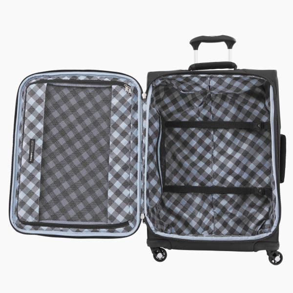 Travelpro Maxlite 5 25 Inch Expandable Spinner Luggage - Lightweight Carry-On Suitcase for Air Travel with 360° Wheels | Perfect for Business Trips & Family Vacations