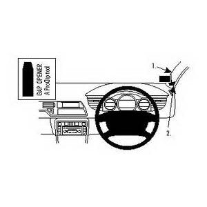ClicOn No Holes Right Hand Dash Mount for Citroen C5 III (2008-2017) - Secure Phone Holder for Safe Driving & Navigation