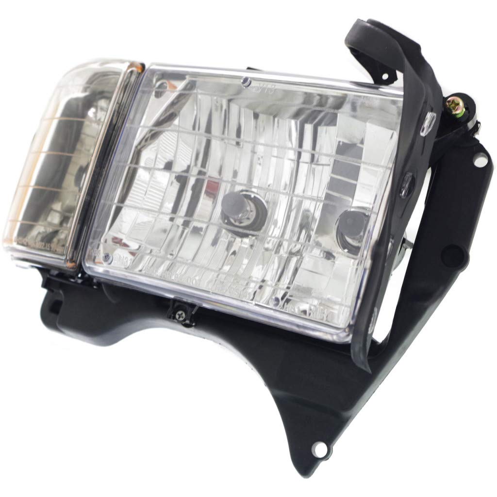 CarLights360: 1999-2002 Dodge Ram 2500 Passenger Side Headlight Assembly - CH2503123 Compatible Replacement - Perfect for Night Driving & Off-Road Adventures