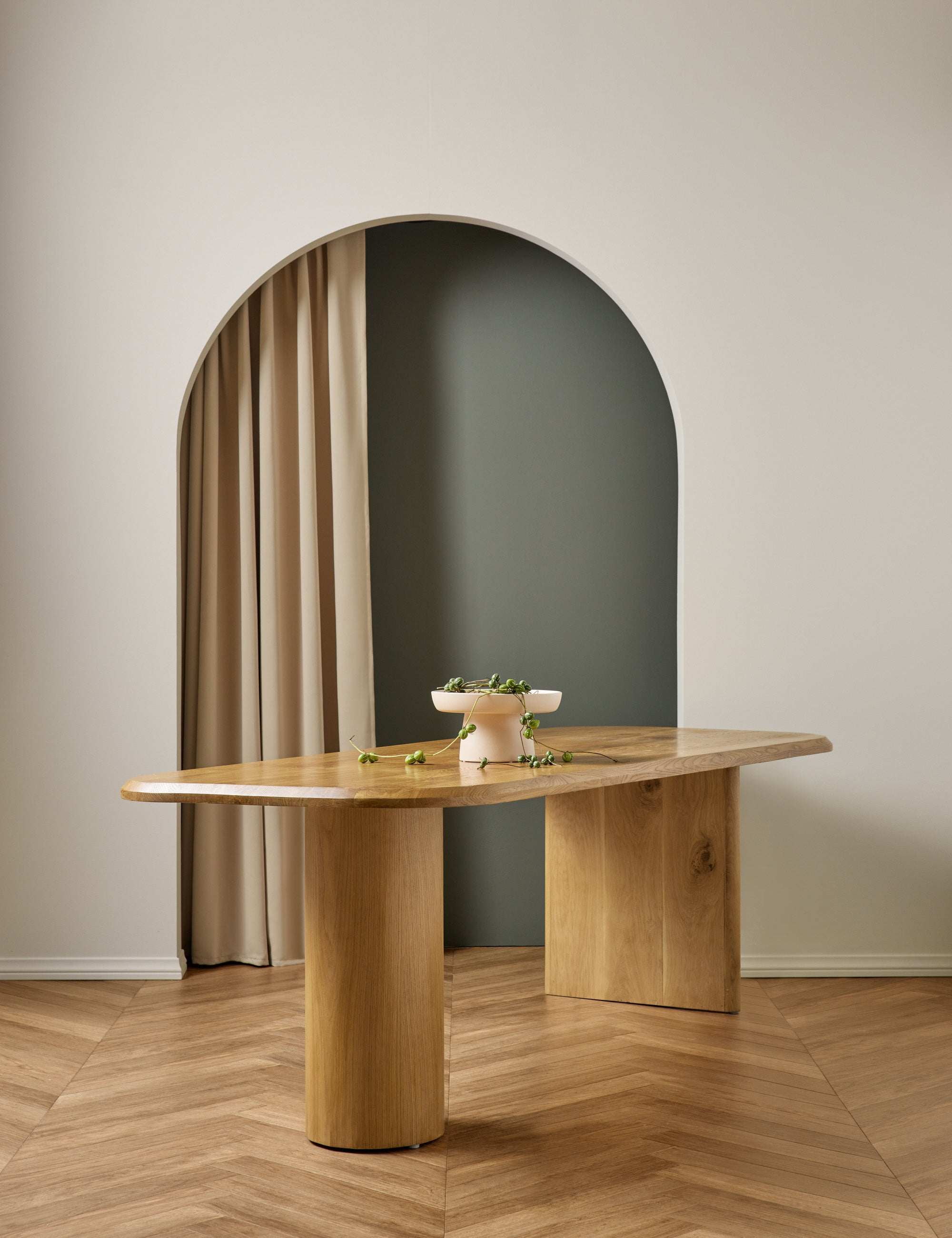 Sarah Sherman Samuel Archer Dining Table - Modern Solid Wood Dining Table for Kitchen & Dining Room - Perfect for Family Gatherings & Dinner Parties