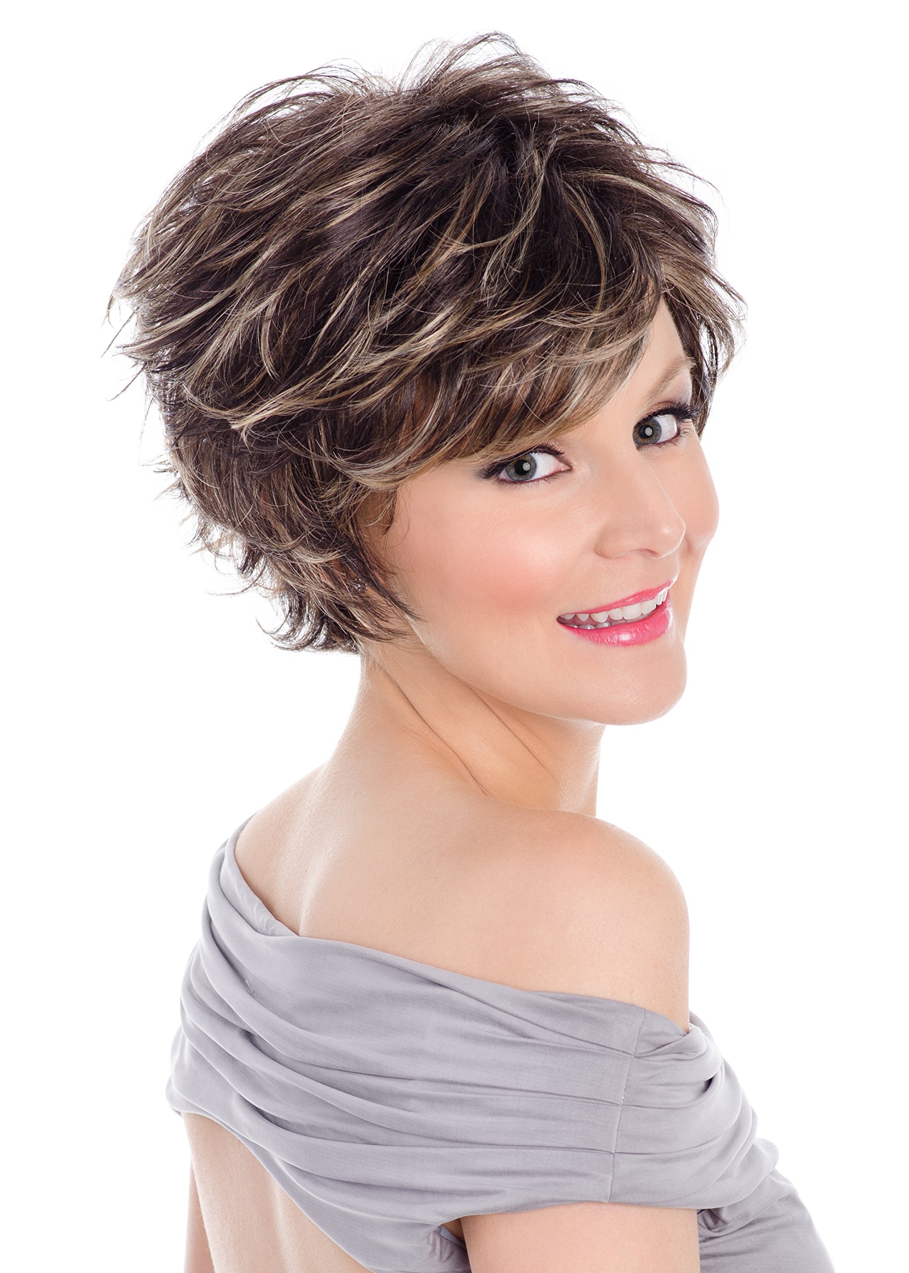 Kenzie Silverstone Women's Synthetic Wig - 17/101 with 48 Highlights | Natural Look for Daily Wear, Cosplay & Costume Parties
