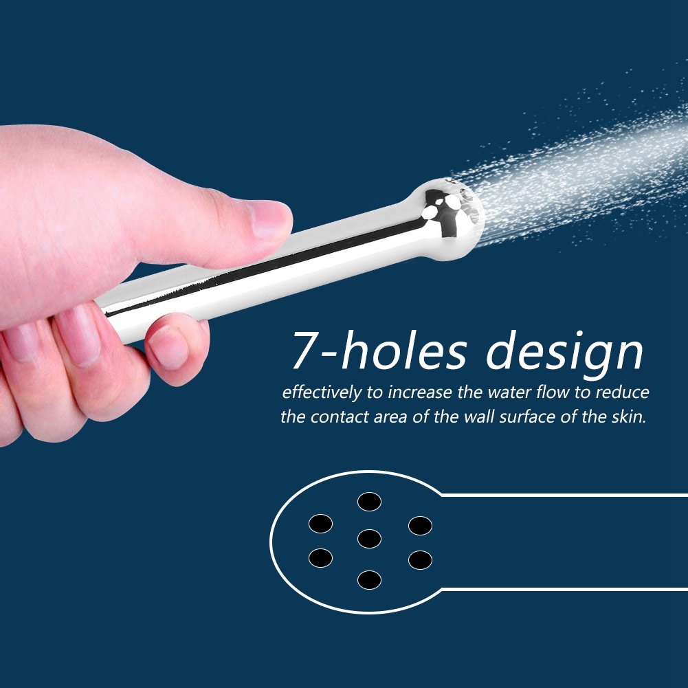 Anal Cleaner & Douche Kit for Men & Women - Bidet Attachment for Vaginal & Anal Hygiene - Perfect for Sex Toys, Enemas & Personal Care - Easy-to-Use Shower Hose Adapter for Bathroom & Travel Use