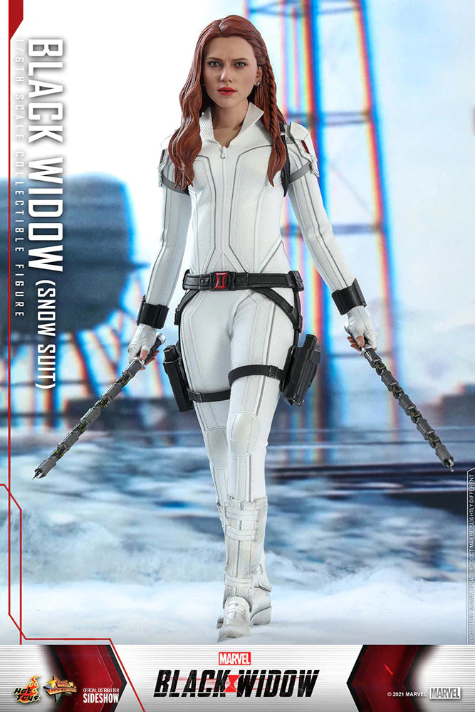 Hot Toys Marvel Comics Black Widow (Snow Suit Version) 1/6 Scale Collectible Action Figure - Perfect for Display, Collection, and Marvel Fans Gift