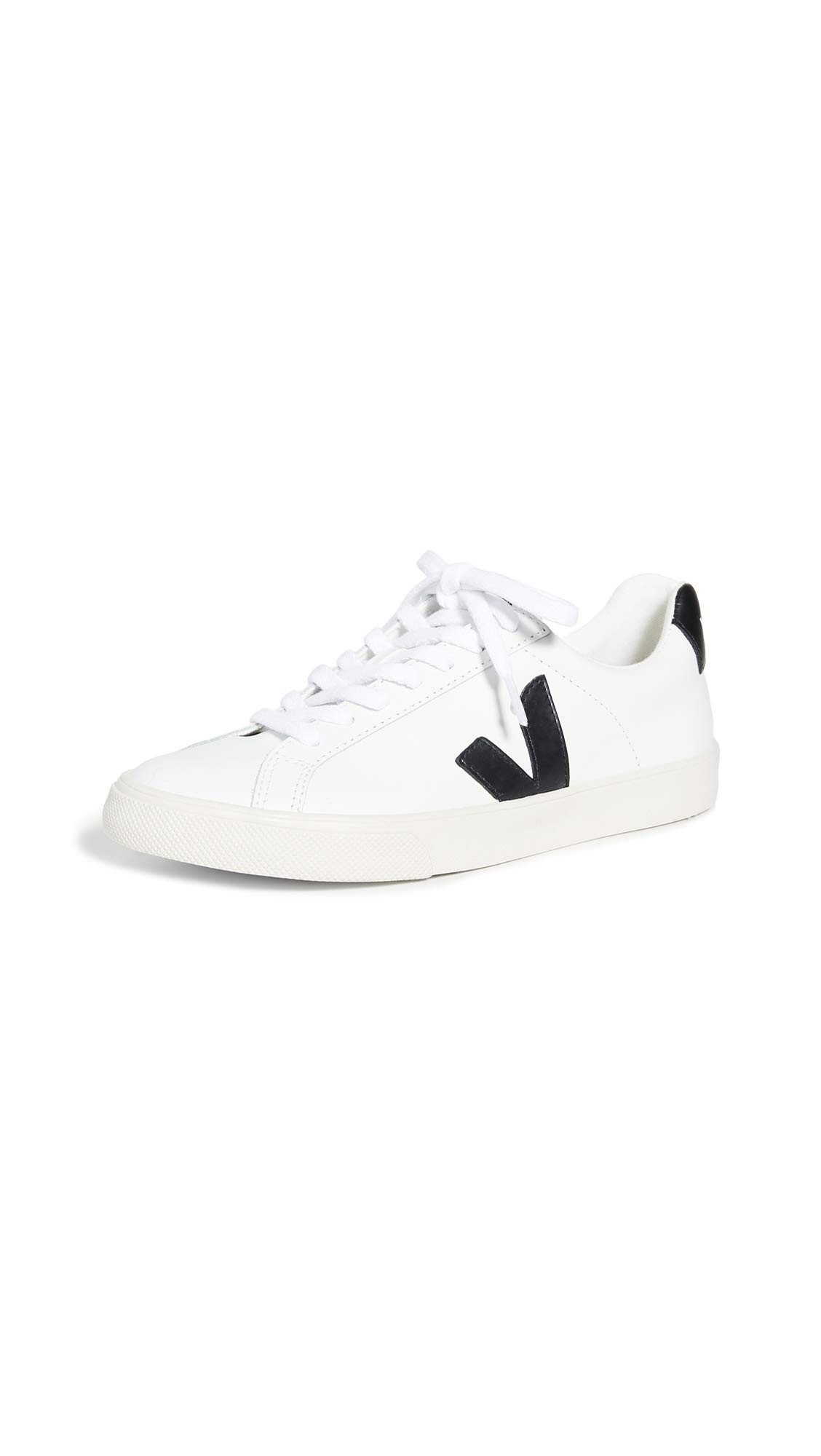 Veja Women's Esplar Sneakers - Extra White Leather Vegan Shoes | Comfortable & Sustainable Fashion for Casual Wear & Everyday Outfits
