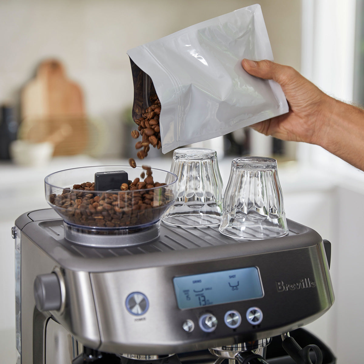 Breville Barista Pro Espresso Machine BES878BSS - Stainless Steel Coffee Maker for Home Baristas | Perfect for Latte, Cappuccino & Espresso Drinks | Compact Design for Kitchen Countertops