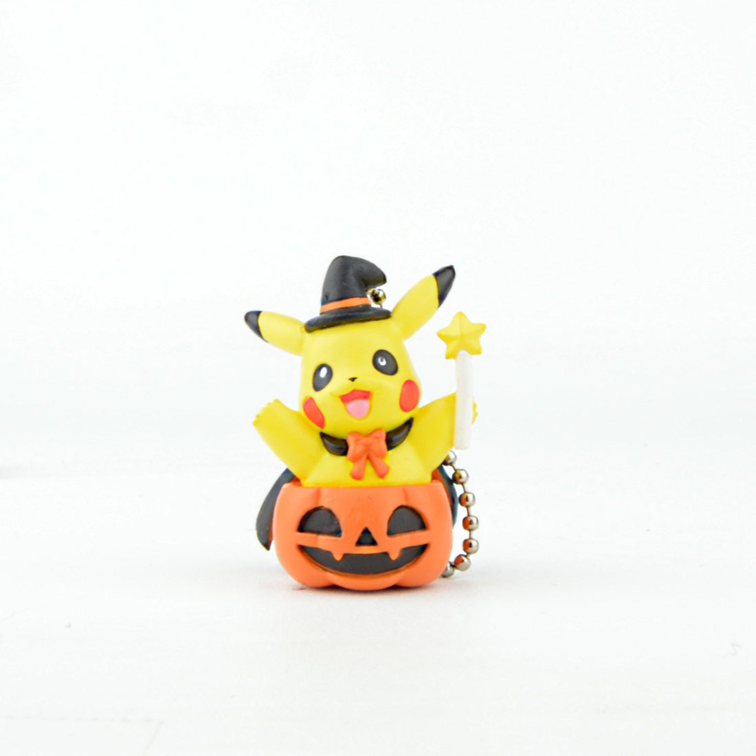 Pokemon Halloween Pumpkin Mascot Keychain - Cute Mini Figure Collectible for Cosplay, Party Favors & Gift Giving