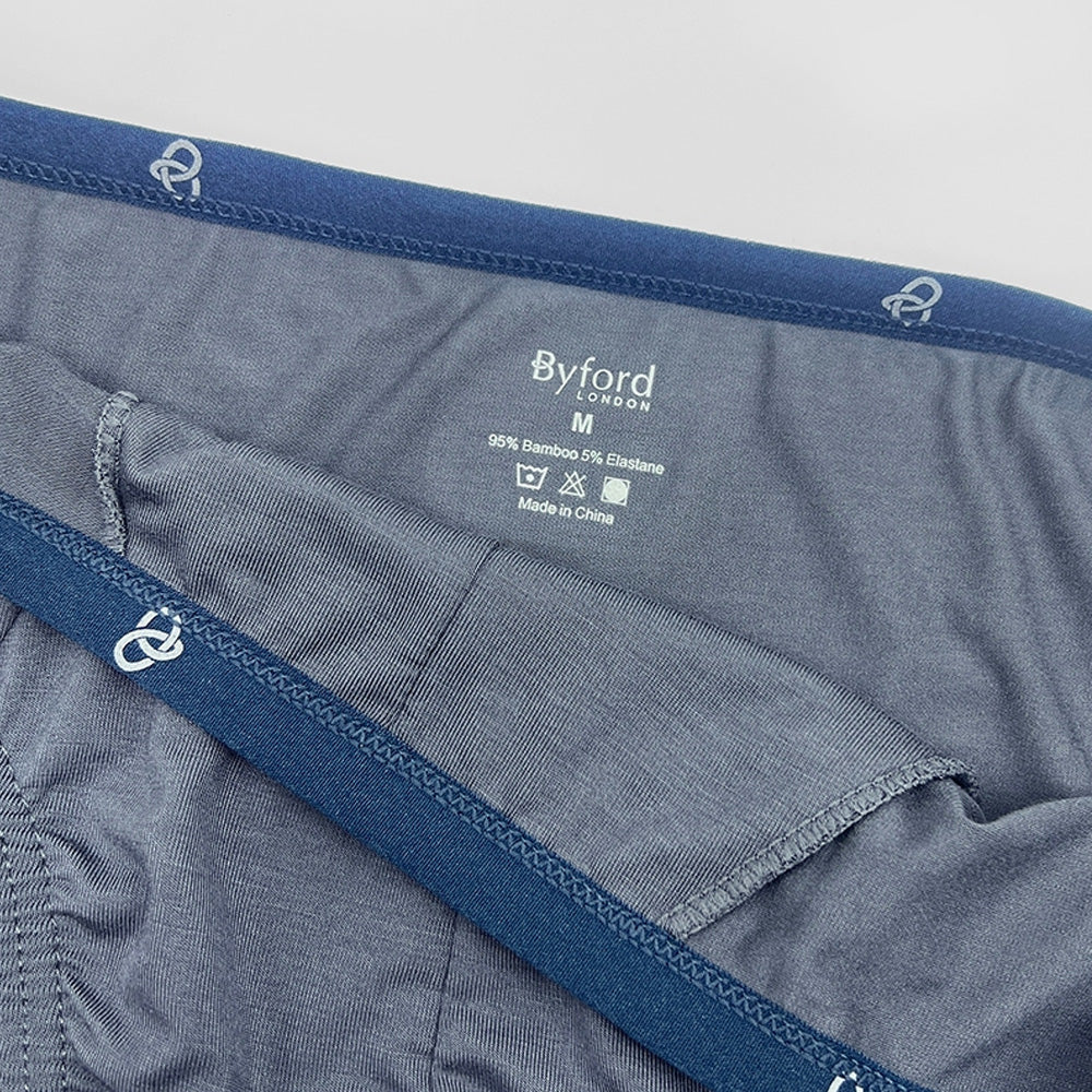 Byford CORE Bamboo Elastane Briefs (3-Pack) - Soft & Breathable Men's Underwear for All-Day Comfort - Perfect for Workout, Travel & Everyday Wear