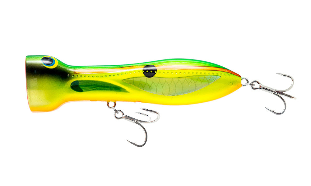 Chug Norris 95mm Popper Lure - Premium Fishing Bait for Bass, Trout & Saltwater - Ideal for Topwater Fishing & Casting in Lakes, Rivers & Ocean