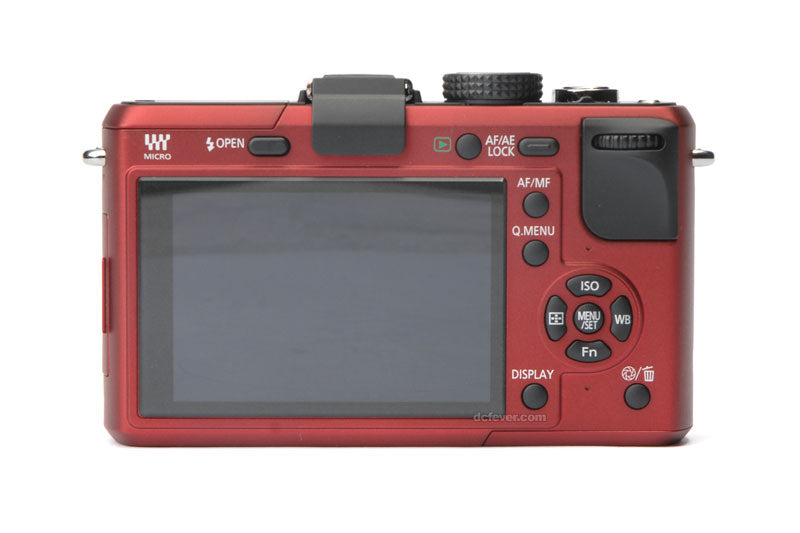 Panasonic Lumix DMC-GF1 12.1MP Mirrorless Digital Camera with Interchangeable Lenses (Red) - Perfect for Travel Photography, Vlogging & Street Shooting