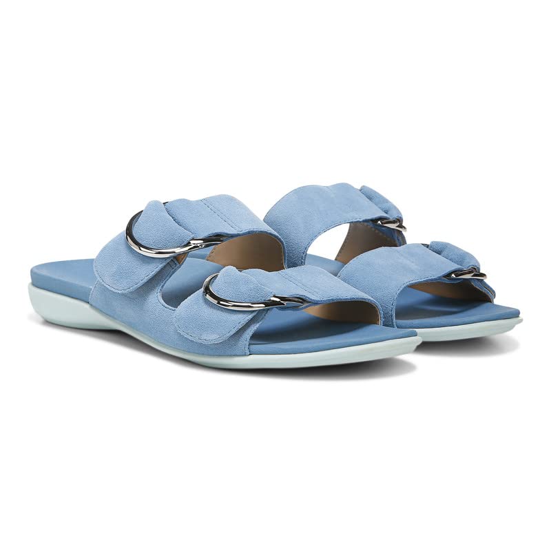 Vionic Women's Mirage Corlee Casual Slip-On Slide Sandals - Orthotic Arch Support Comfort Sandals with Three-Zone Cushioning | Perfect for Beach, Poolside & Summer Walking
