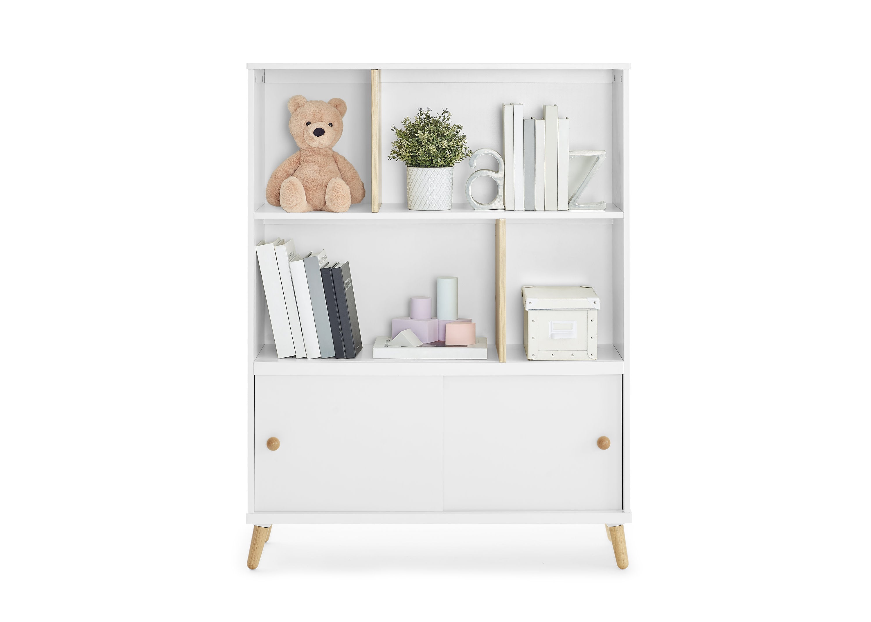 Hudson Bookcase with Greenguard Gold Certification - Modern Bookshelf for Home, Office & Library Storage