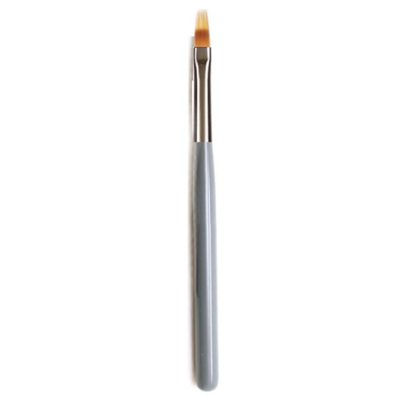 Grey 2-Layer Ombre Nail Brush Set - Professional Manicure Tool for Nail Art, Drawing & Painting - Perfect for Salon & Home Use (1-Pack)