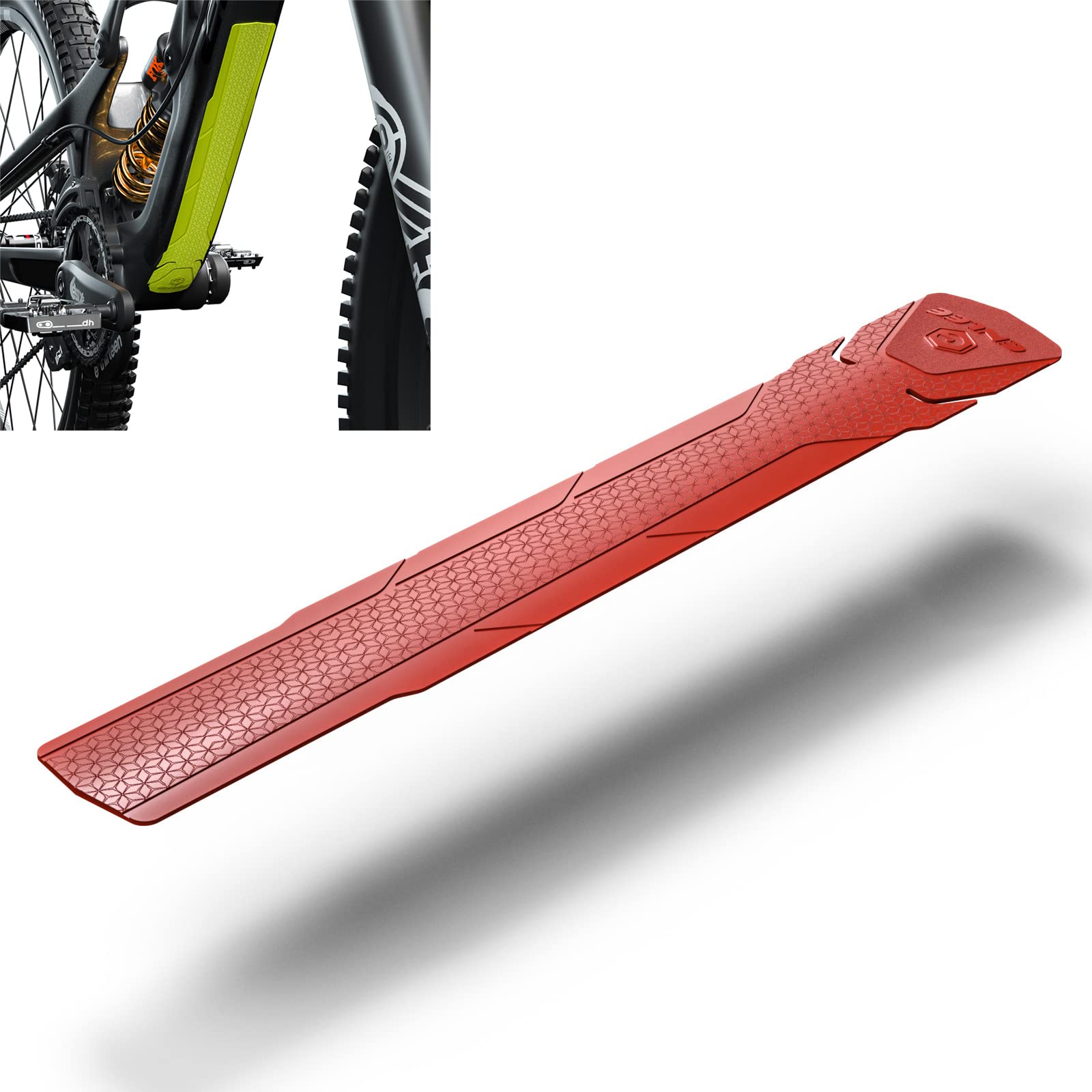 ENLEE 3M Mountain Bike Down Tube Frame Protector - Durable MTB Bicycle Frame Guard for Collision & Scratch Protection | Ideal for Trail Riding, Downhill & Off-Road Cycling Adventures
