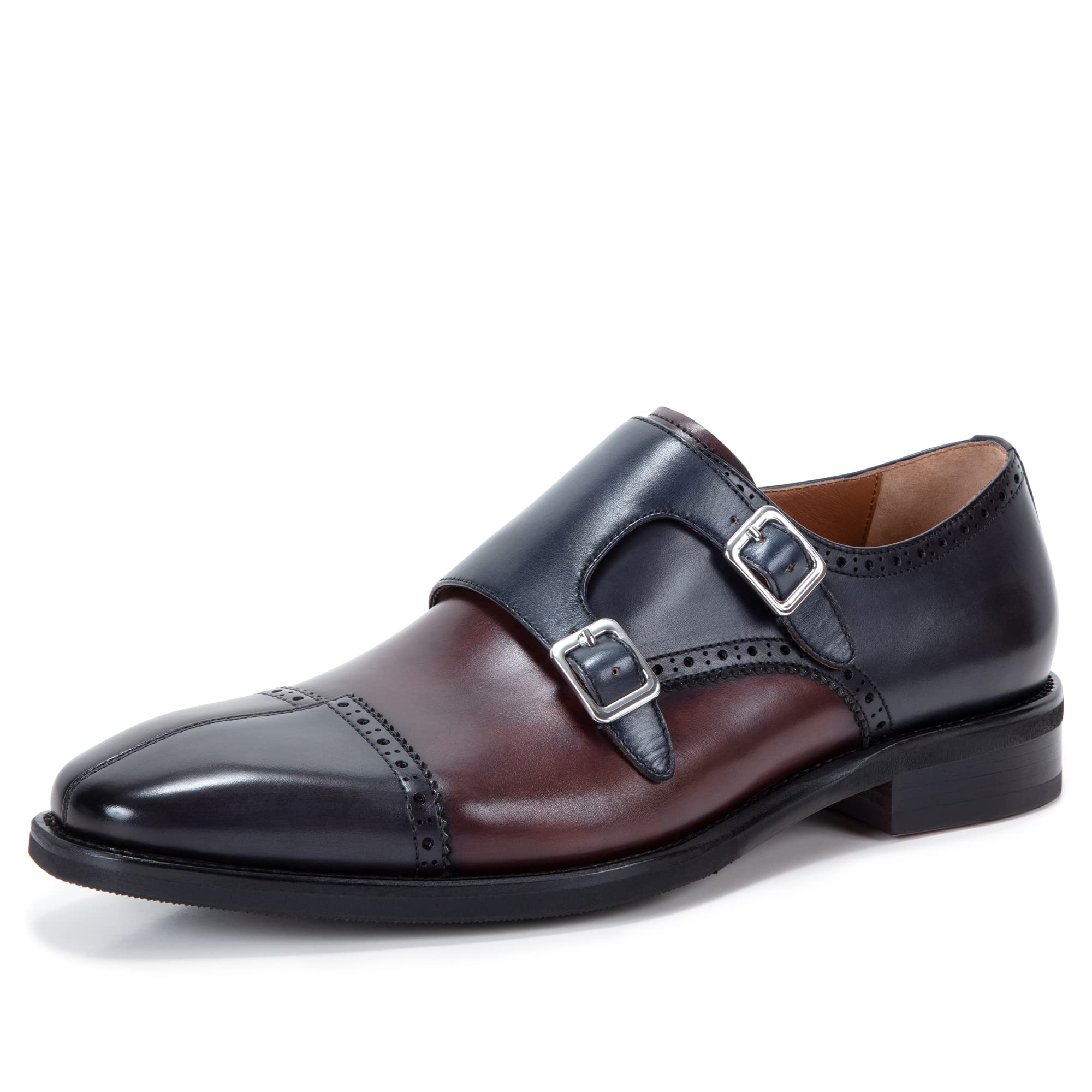 Premium Genuine Leather Men's Oxford Dress Shoes - Classic Business Formal Tuxedo Shoes for Weddings, Office & Special Occasions