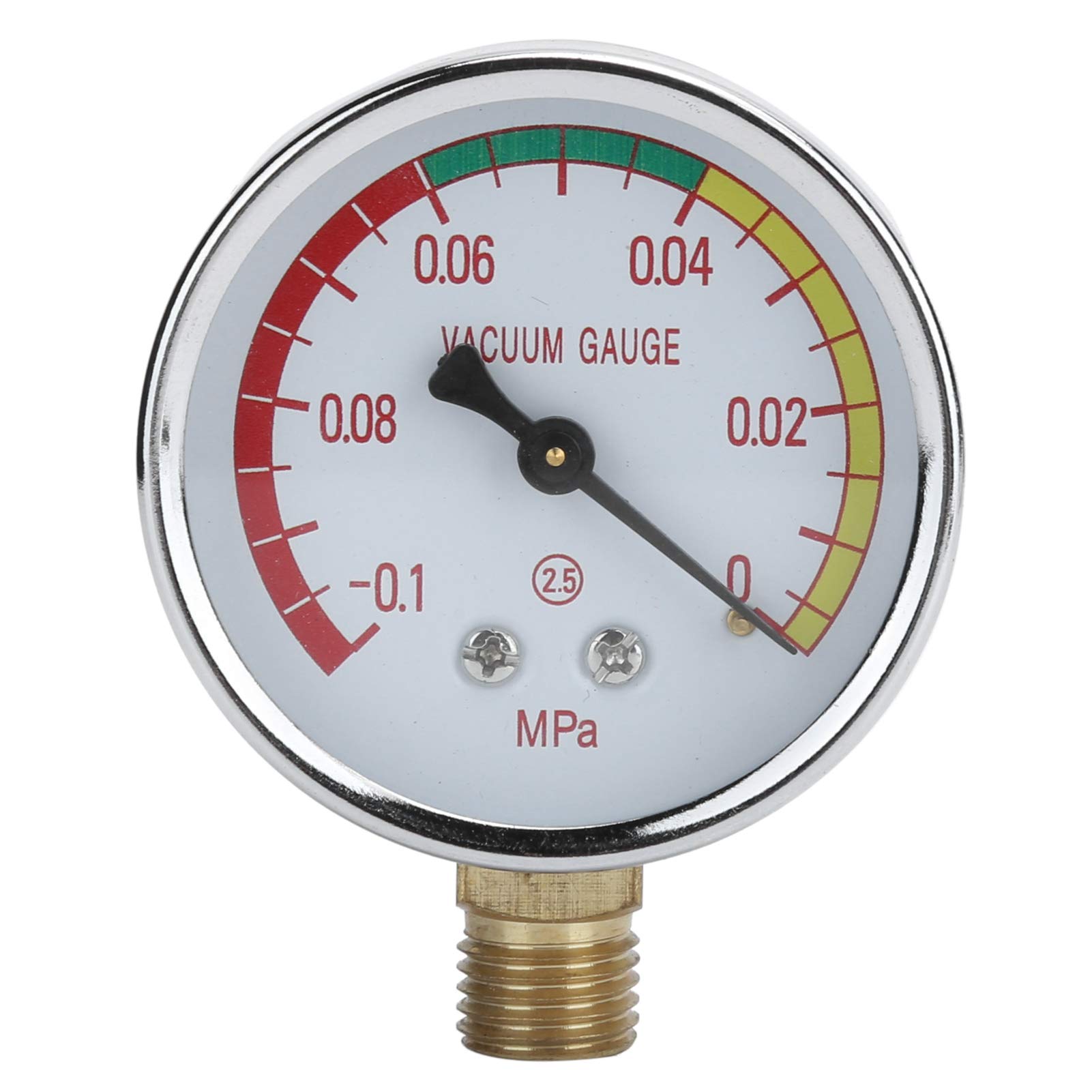 G1/4 Male Thread Vacuum Regulator Gauge & Tee Adapter for Cow and Goat Milking Machines | Precision Control for Dairy Farm Equipment | Perfect for Milking Parlors, Small Farms, and Veterinary Use