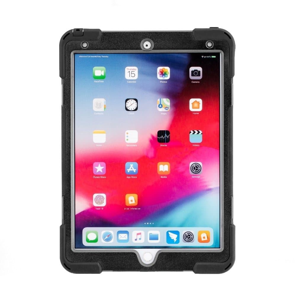 3sixT Apache Case with Pen Holder for iPad 10.2 (7th/8th/9th Generation) - Black | Protective Cover for Work, School & Travel