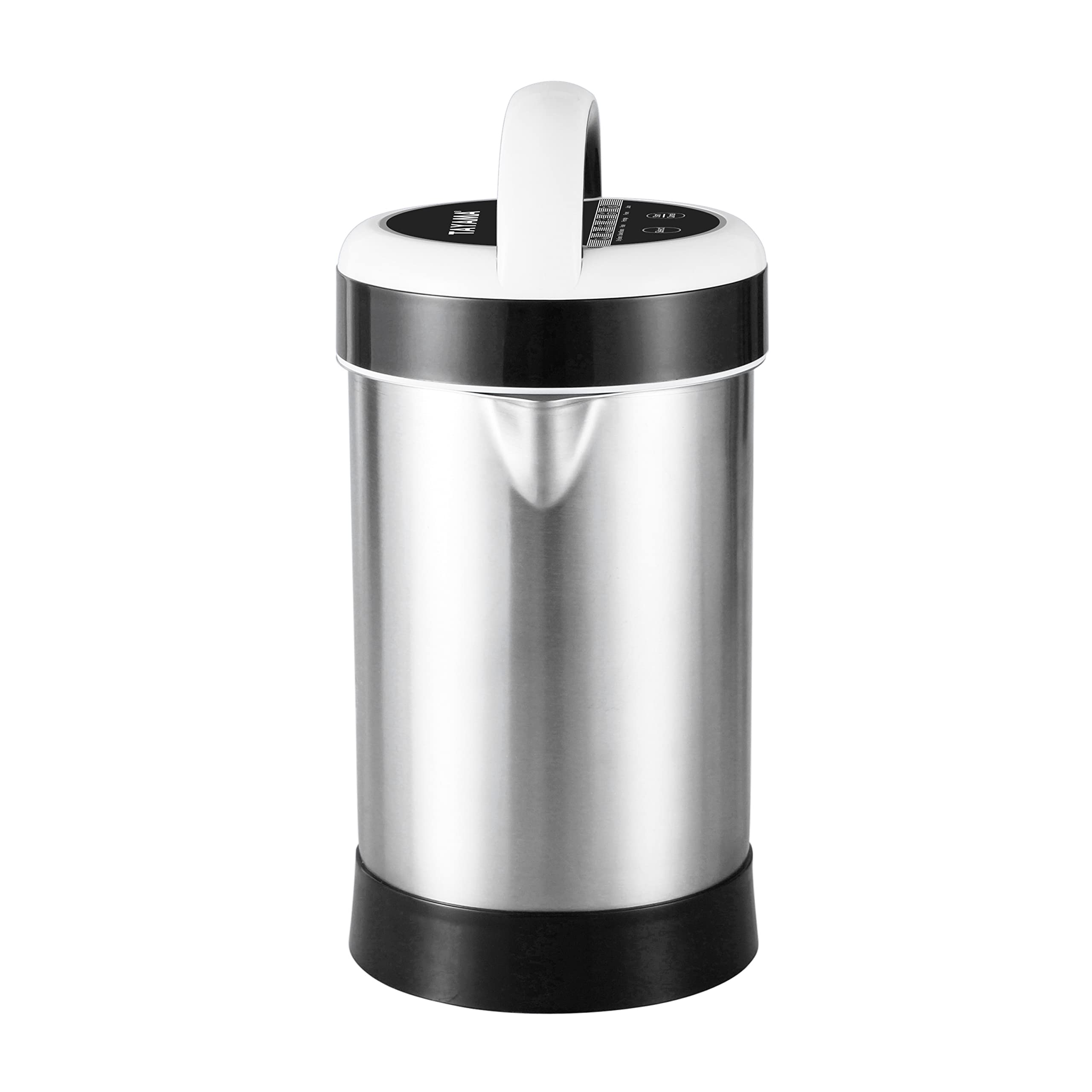 TAYAMA 1.3L Stainless Steel Soy Milk Maker & Nut Milk Machine - Multi-Functional, Fast Heating, Quiet Operation - Perfect for Homemade Almond Milk, Soy Milk, Oat Milk (Black) | Great for Vegan, Keto & Healthy Lifestyle