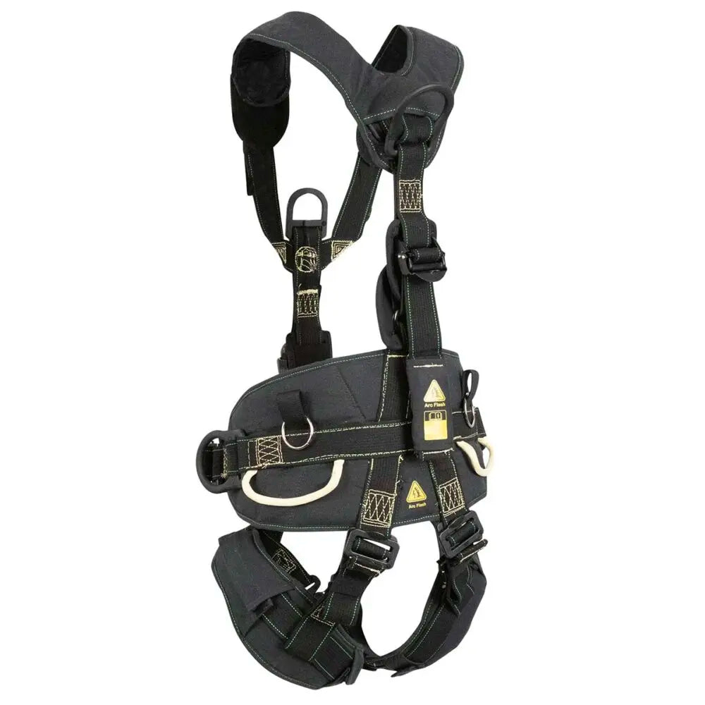 Arc Flash Wind & Tower Harness: 5D Safety Harness with Quick Connect Leg Straps for Wind Turbine & Tower Climbing - Perfect for Industrial Work at Heights & Fall Protection