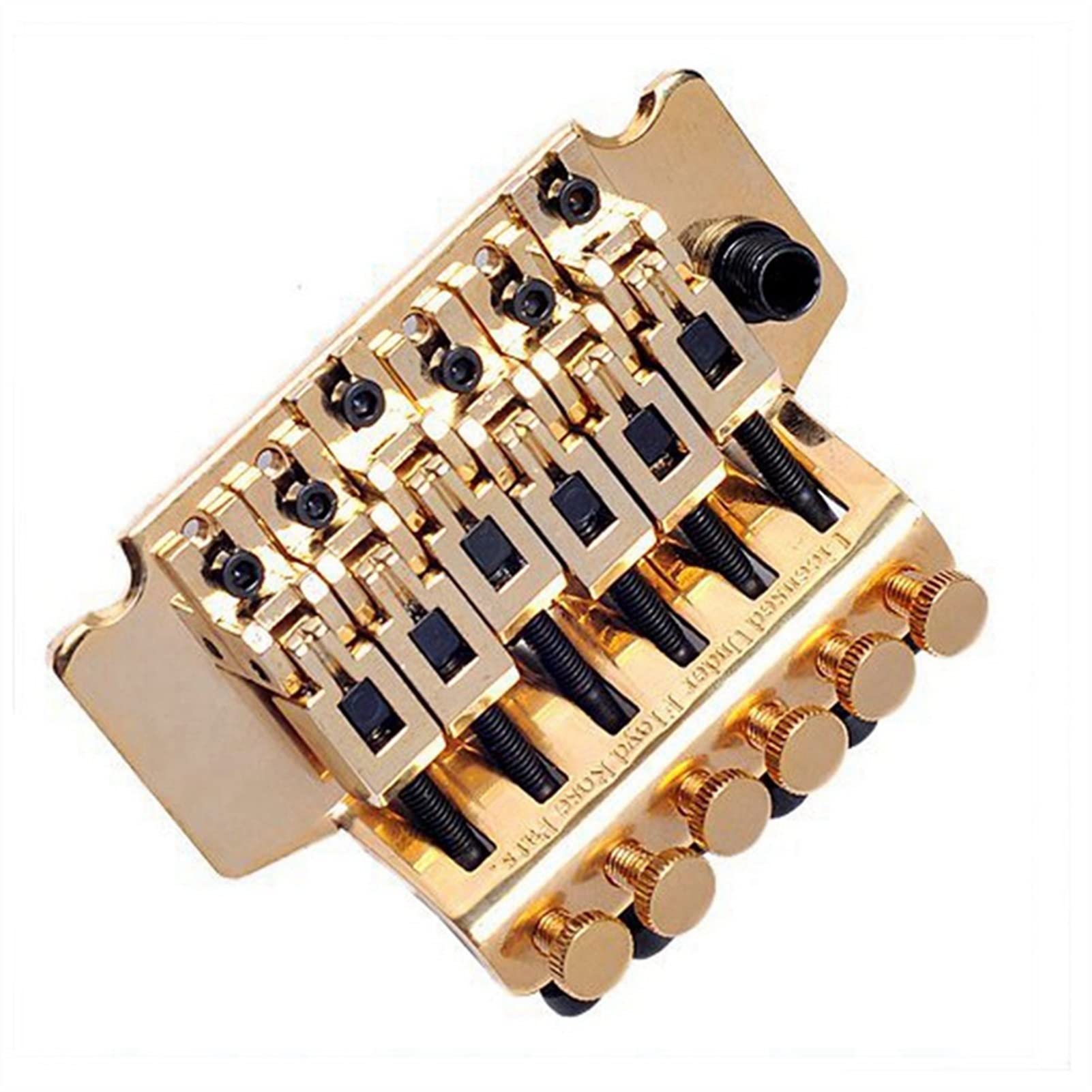 Gold Guitar Tremolo Bridge Parts System with 20Pcs Repair Tools - Premium Guitar Bridge Replacement & Maintenance Kit for Electric Guitars | Perfect for DIY Guitar Setup, Upgrades & Professional Repairs