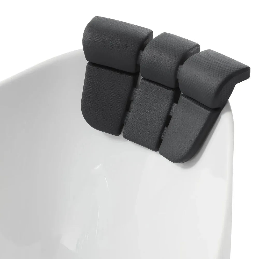Empava 67 Inch Freestanding Jetted Bathtub - White Acrylic Soaking Tub with Massage Jets (Model 67AIS10) | Perfect for Luxury Bathrooms & Spa Relaxation at Home