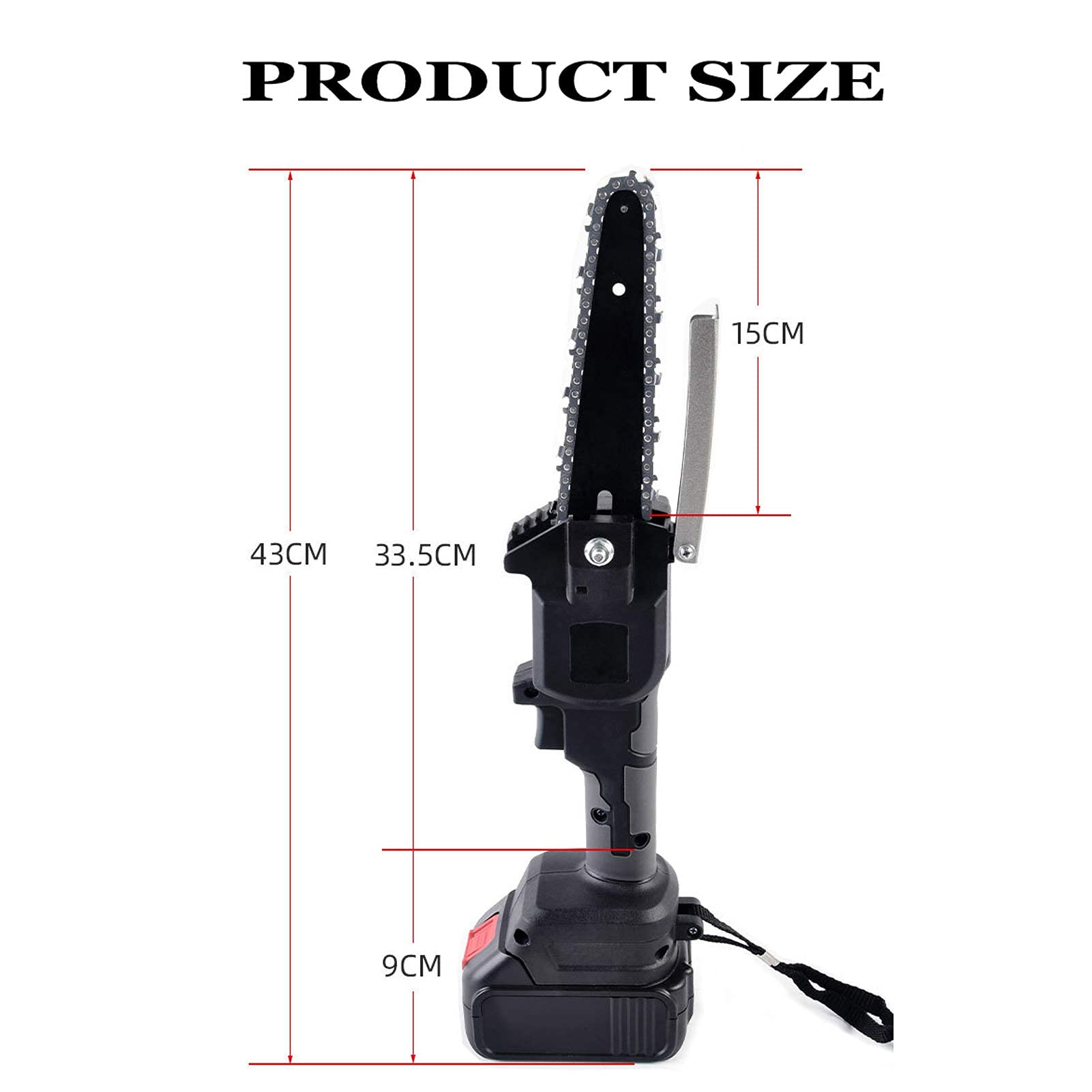 Cordless Mini Electric Saw - 6/10 Inch Hand Chainsaw with Adjustable Speed, Battery & Charger Included | Perfect for Wood & Metal Cutting | Ideal for DIY Projects, Home Renovation & Outdoor Use