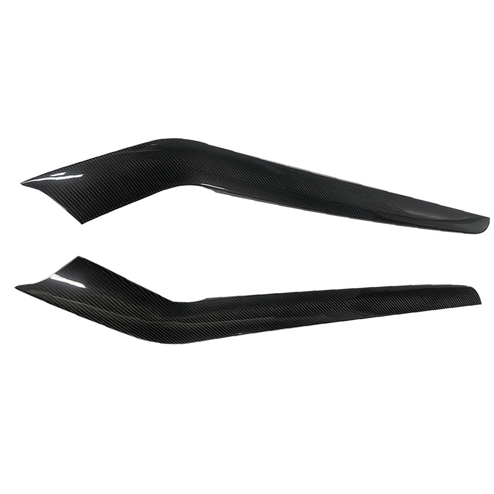 2025+ Tesla Model Y Juniper Real Carbon Fiber Center Console Side Panel Covers - Premium Interior Upgrade for Enhanced Style & Protection | Perfect for Daily Commute & Road Trips