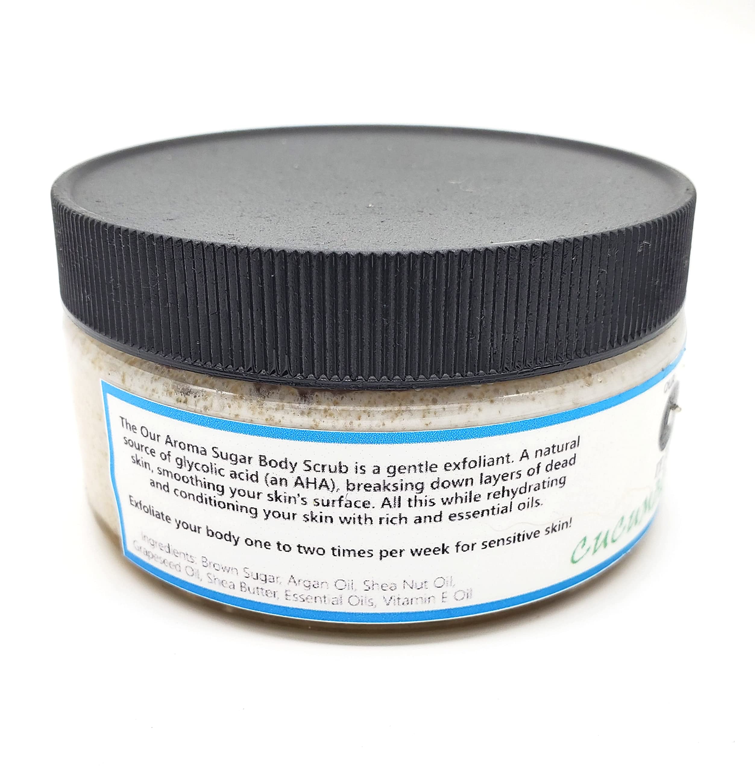 Refreshing Cucumber Mint Body Scrub - 8 oz Exfoliating Scrub for Smooth Skin - Perfect for Spa Day & Post-Workout Refreshment