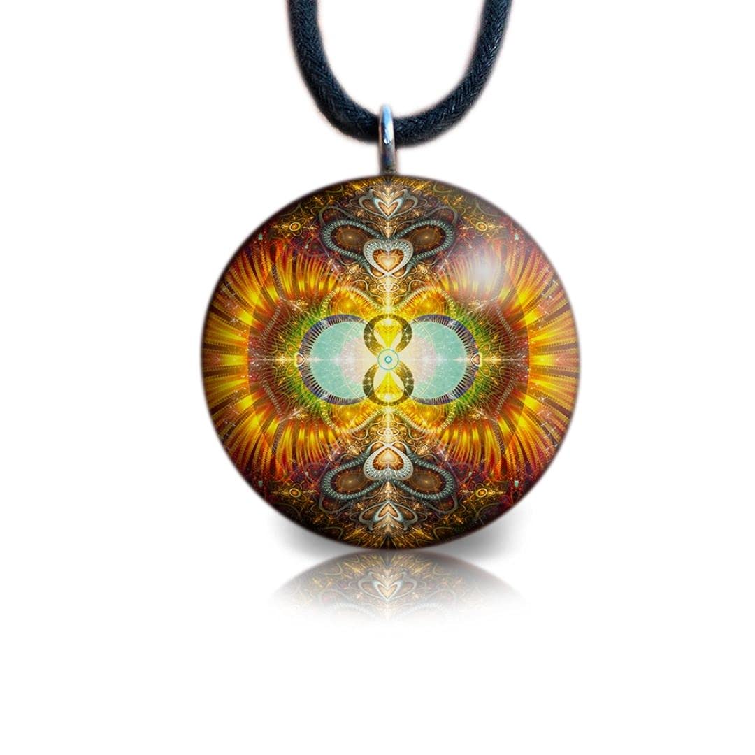Powerful Orgonite Pendant Necklace with Tesla Coil Design | Natural Energy Generator for Protection & Healing | Perfect for Meditation, Stress Relief & EMF Protection
