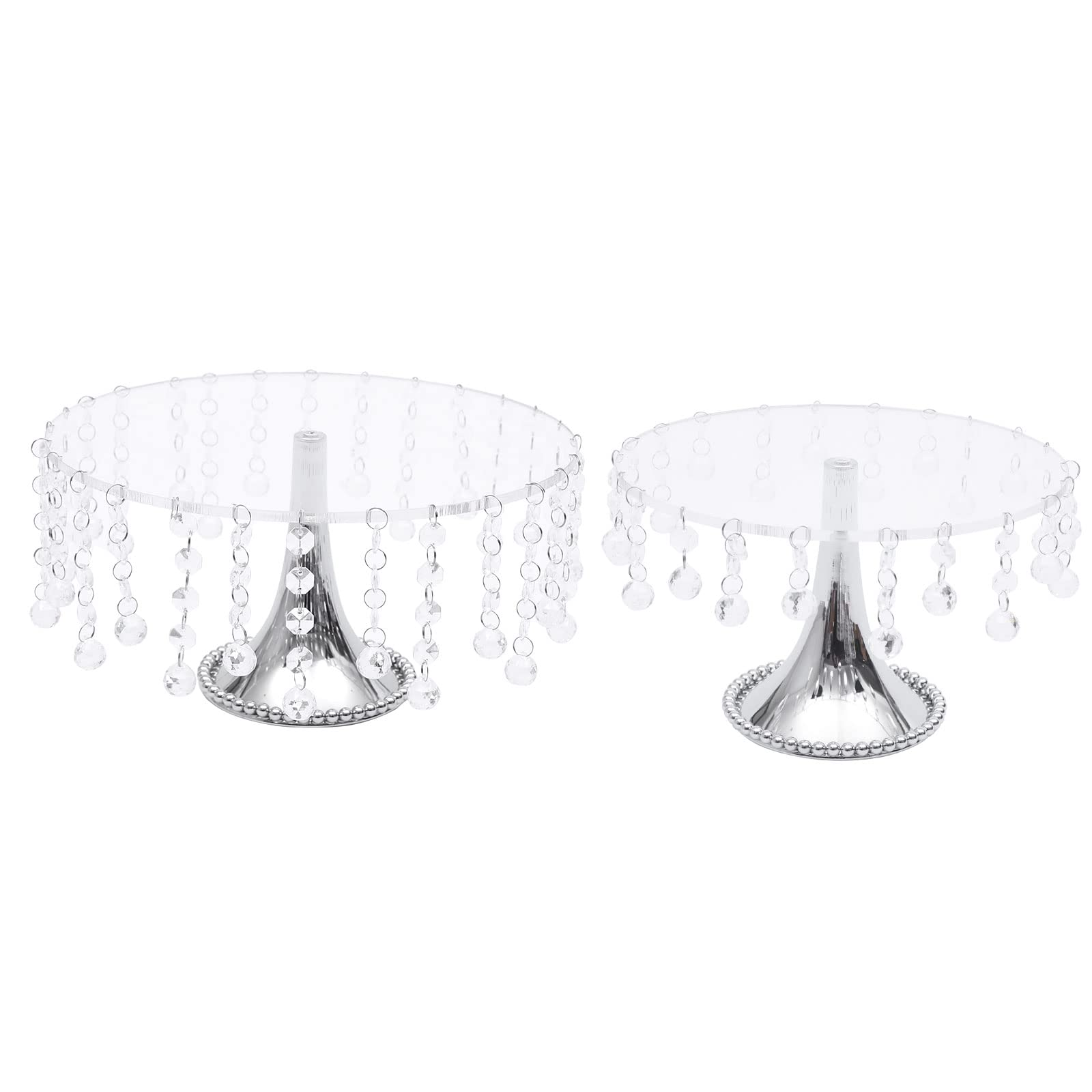 4-Piece Cake Stand Set for Wedding & Party - Elegant Dessert Cupcake Holder for Displaying Cakes, Fruits, Candies, Muffins & Pastries - Perfect for Dessert Tables, Buffets & Tea Parties