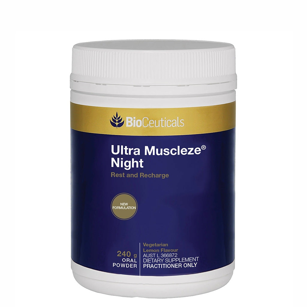 BioCeuticals Ultra Muscleze Night Powder - Premium Muscle Recovery & Sleep Support Supplement for Athletes & Fitness Enthusiasts | Post-Workout Recovery & Overnight Muscle Repair