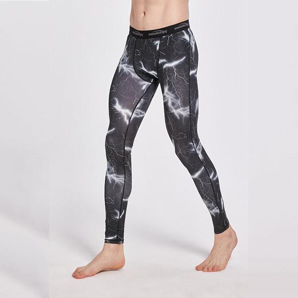 High-Performance 3/4 Compression Leggings for Men & Youth Boys - Workout, Running & Sports Activewear