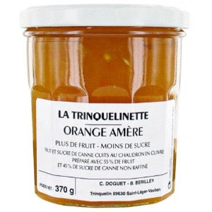 La Trinquelinette Bitter Orange Jam - Premium French Marmalade for Breakfast, Baking & Gourmet Gifts | Perfect for Toast, Pastries & Charcuterie Boards