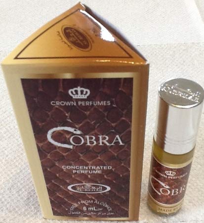 Al-Rehab Cobra 6ml (0.2 oz) Perfume Oil Roll-On - 24 Pack Set for Women & Men - Long Lasting Fragrance for Daily Wear, Gifts & Travel