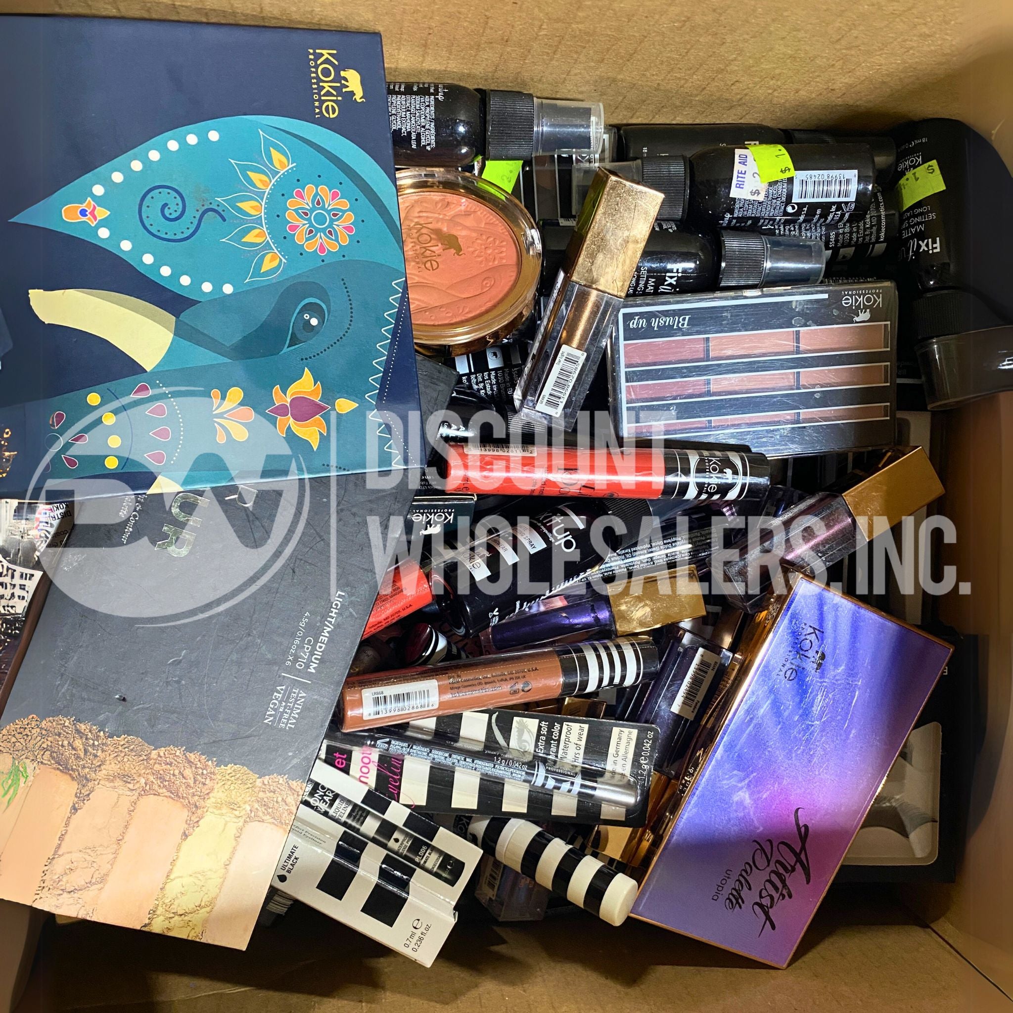 Kokie Professional Makeup Kit - 100 Piece Assorted Cosmetic Set for Eyes, Lips & Face | Perfect for Makeup Artists, Beginners & Beauty Enthusiasts | Salon, Home & Travel Use