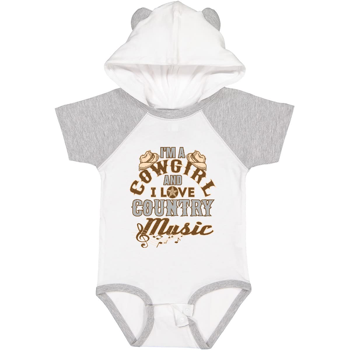 Inktastic Cowgirl Country Music Lover Baby Bodysuit - Cute Western Outfit for Infants & Toddlers - Perfect for Concerts, Rodeos & Country Themed Parties