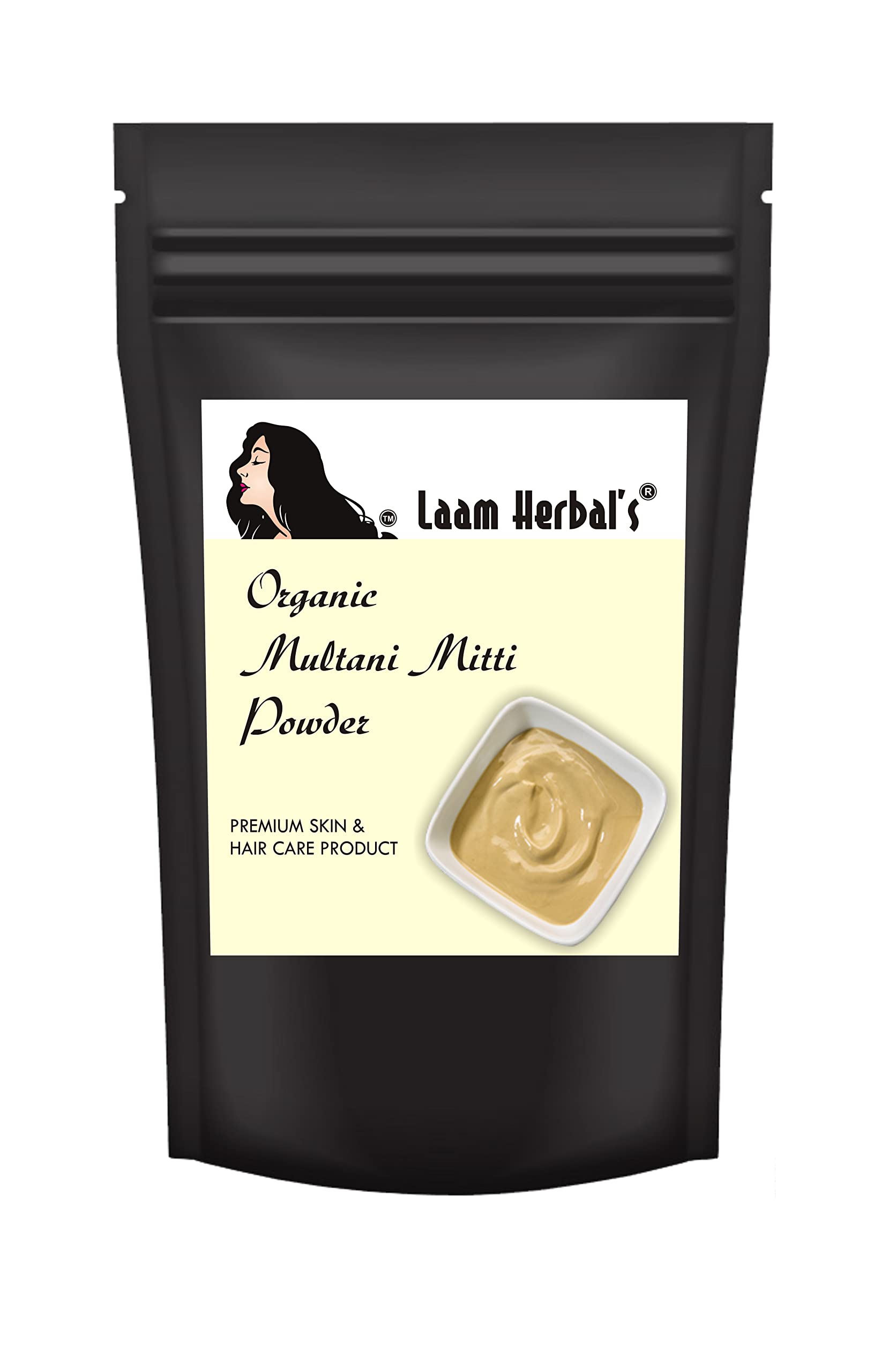 Laam Herbals Multani Mitti Powder - 1000g | Natural Skin Glow & Anti-Acne Face Mask | Unclogs Pores, Controls Oil, Reduces Tan & Wrinkles | For Radiant Skin & Healthy Hair | Perfect for Daily Skincare & Spa Treatments