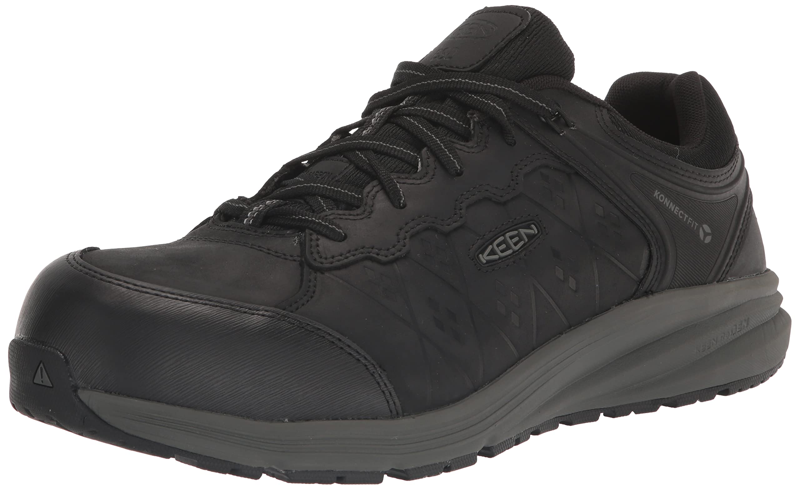 KEEN Utility Men's Vista Energy+ Low Composite Toe ESD Leather Industrial Work Shoes - Lightweight Safety Shoes for Construction, Warehouse & Electricians
