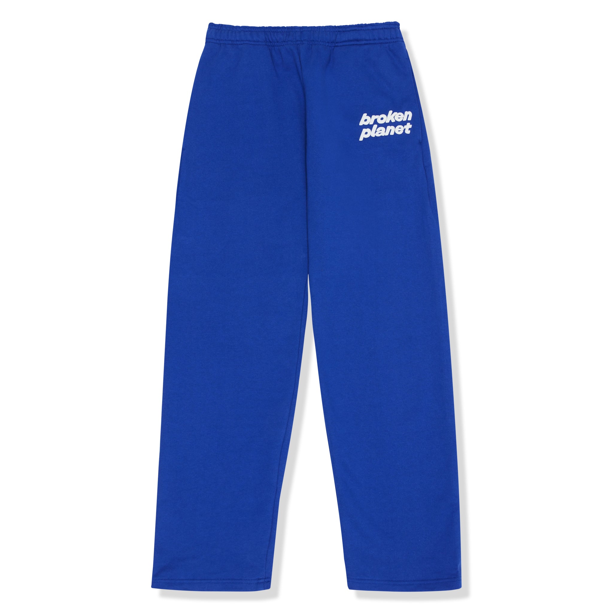 Broken Planet Straight Leg Deep Blue Sweatpants for Men - Comfortable Casual Joggers with Pockets - Perfect for Lounge, Gym, and Everyday Wear
